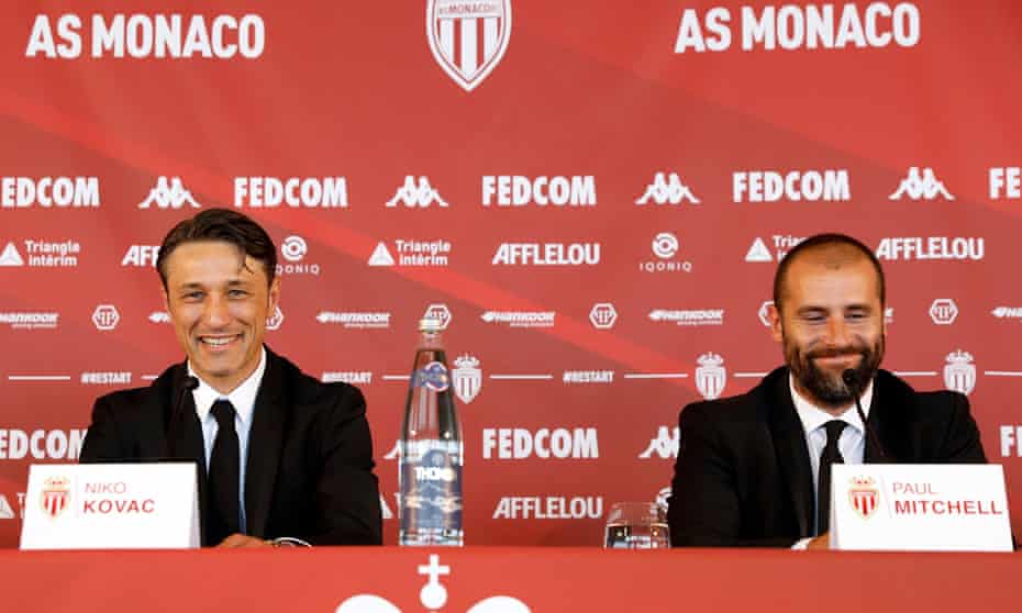 Monaco unveiled their new head coach Niko Kovac and sporting director Paul Mitchell earlier this week.