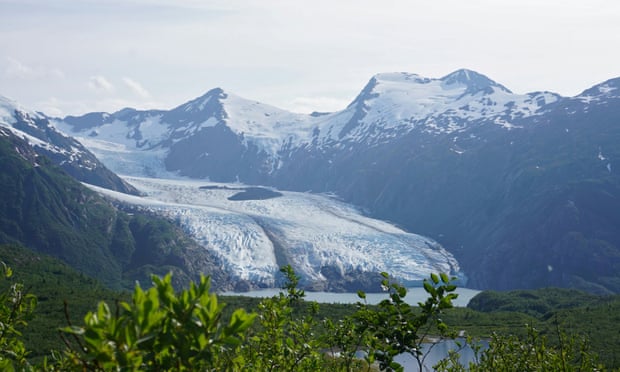 Portage glacier in Chugach National Forest in Alaska.