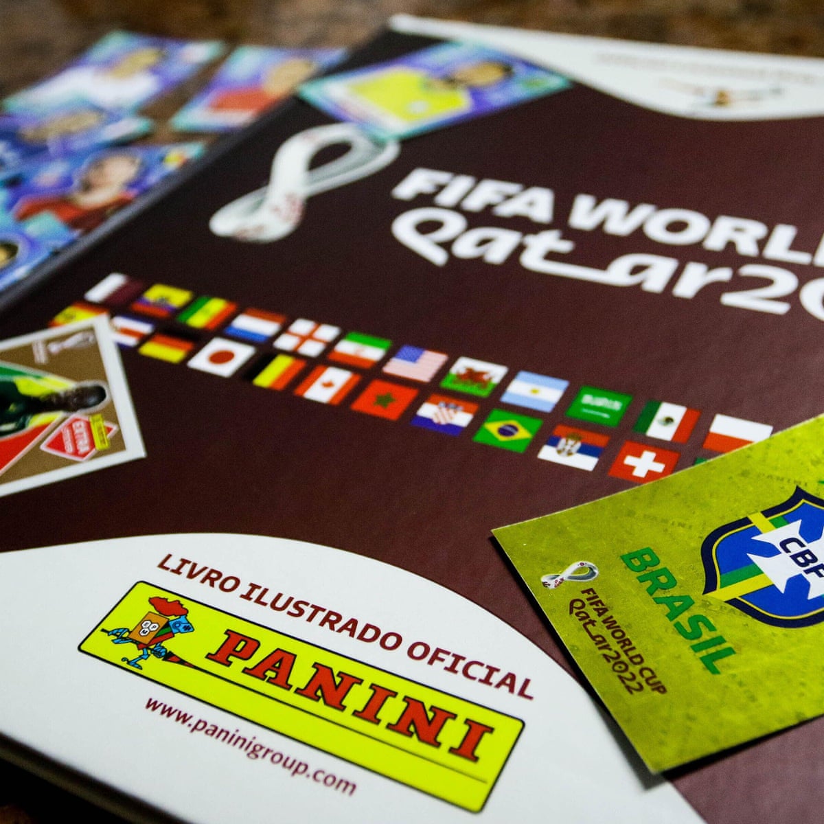 Brazil Team - 18 Players Stickers Set - Panini FIFA World Cup Qatar 2022