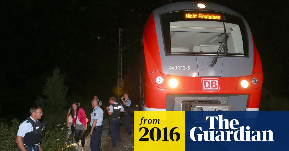 Teenager shot dead after attacking passengers on train in Germany
