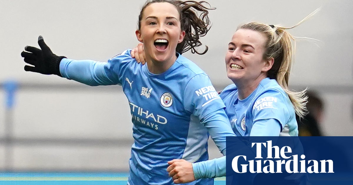 Manchester City’s Caroline Weir: ‘I always try a little dink. I practise it a lot’
