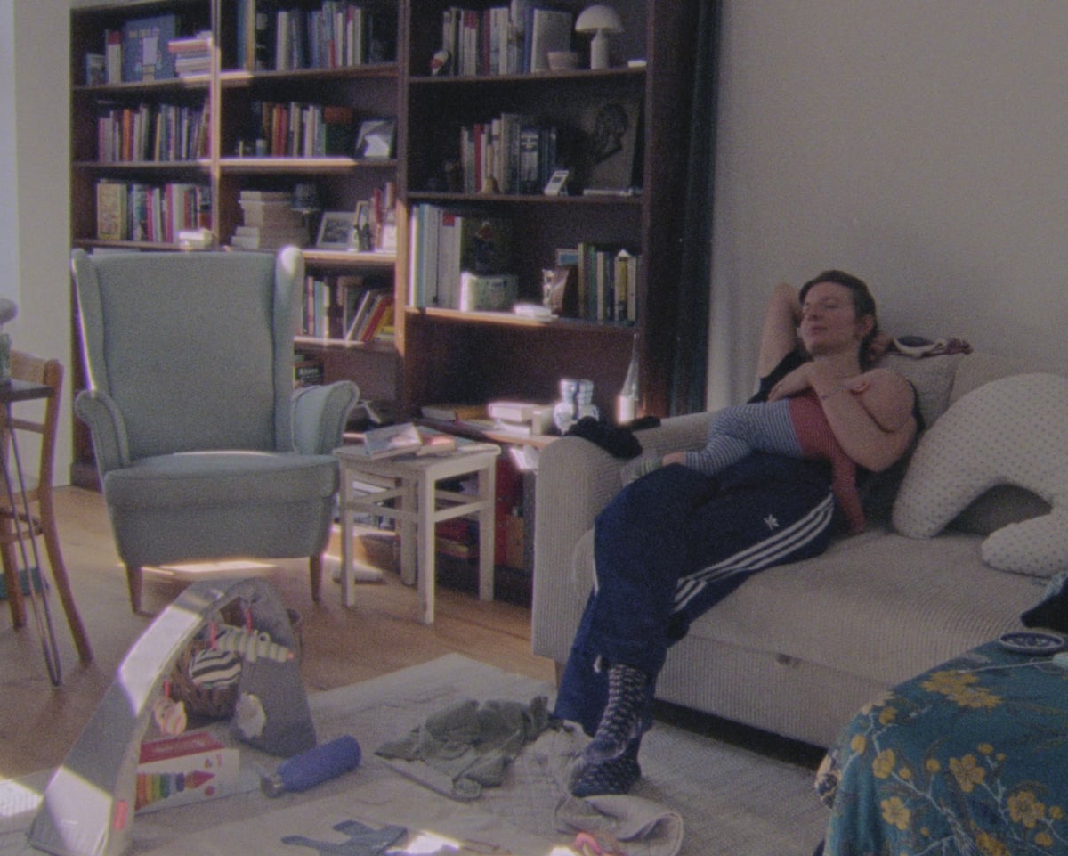 Waves Turn documentary director Josephine Ahnelt filming motherhood