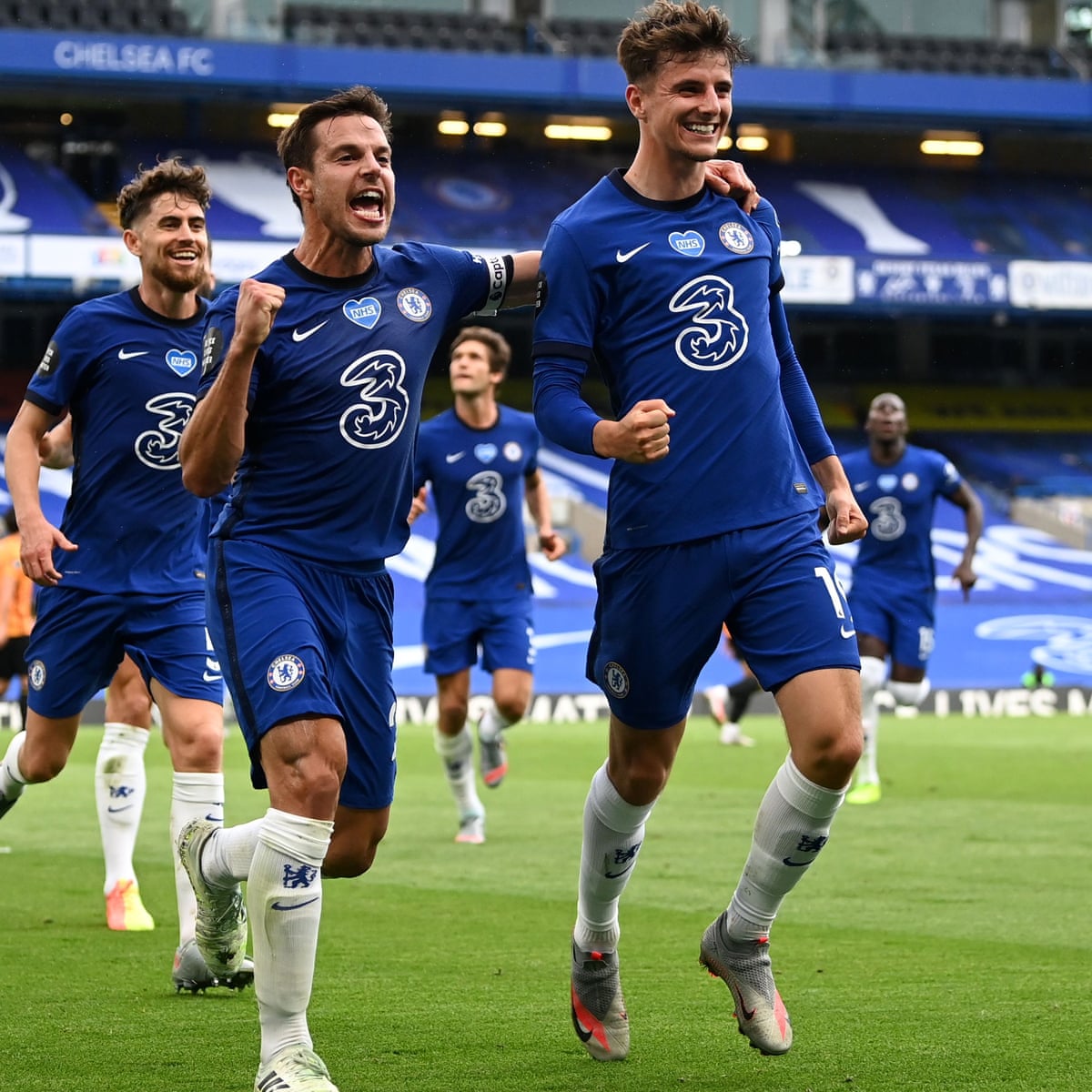 Mason Mount And Olivier Giroud Sink Wolves And Seal Fourth Place For Chelsea Premier League The Guardian