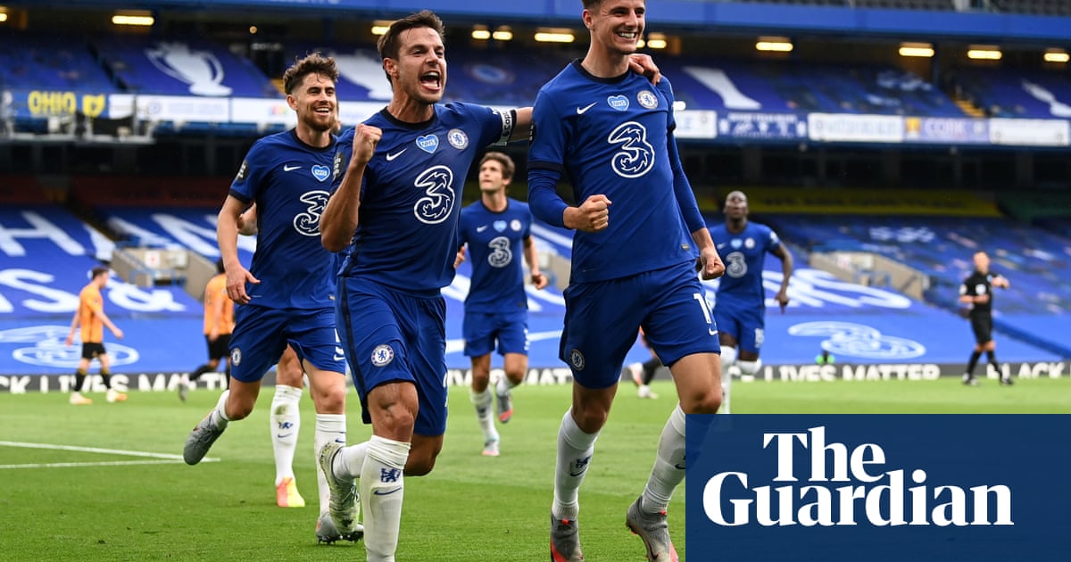Mason Mount And Olivier Giroud Sink Wolves And Seal Fourth Place For Chelsea Football The Guardian