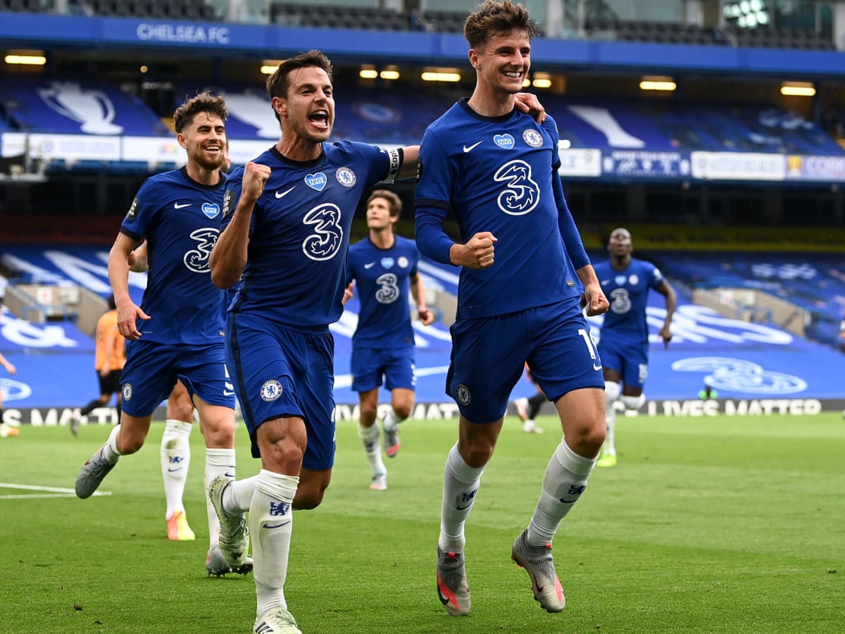 Mason Mount And Olivier Giroud Sink Wolves And Seal Fourth Place For Chelsea Premier League The Guardian