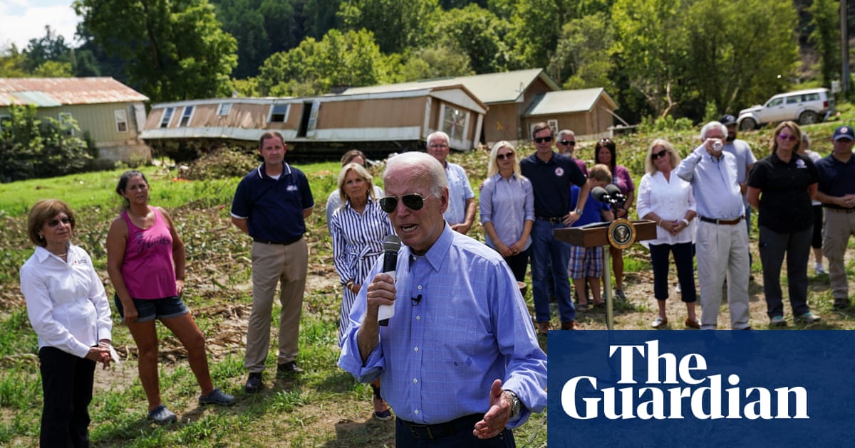 Biden tours flood-ravaged Kentucky as White House highlights climate crisis