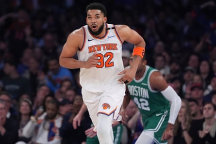 The Knicks’ Karl-Anthony Towns finished with 21 points in Friday night’s win.