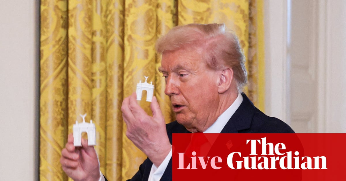 National Park Service supports Trump’s arch even though it would have ‘adverse effects’ on other DC monuments, report says – live