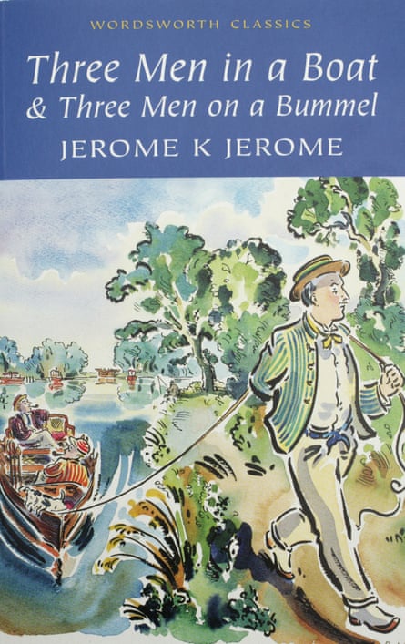 Book cover, Three Men in a Boat by Jerome K Jerome, donated by David Mitchell.