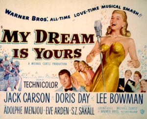 A poster for Doris Day's 1949 movie My Dream is Yours