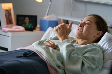 Backbone … Bree Peters stars as Tessa in Spinal Destination.