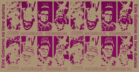 Colombian Featherwork, 1983, by Beatriz González.