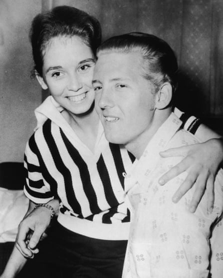 Jerry Lee Lewis et Myra Brown en mai 1958.
