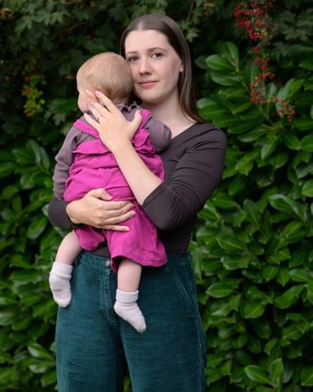 Kathryn Wheeler with her baby.