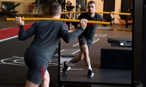Jordan Henderson practising his Strictly moves. He won’t be able to captain Liverpool this weekend however.