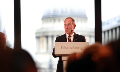 Democratic presidential hopeful Michael Bloomberg owns Bloomberg News.