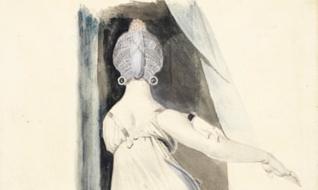 Standing Woman by Henry Fuseli seen from the back