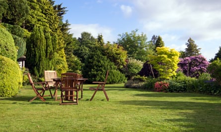 English garden in June
