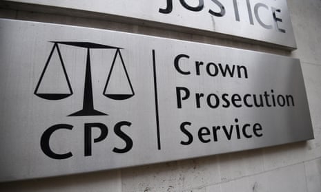 Signage for the Crown Prosecution Service in Westminster, London