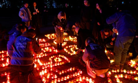 People pay tribute to the victims of Friday’s terrorist attack in Moscow.