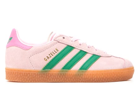 Adidas Gazelle girls junior in pale pink