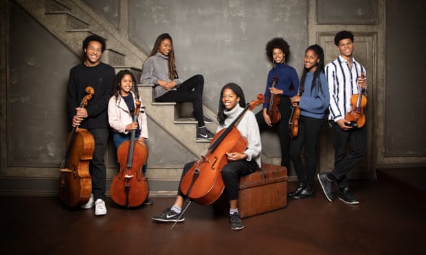 The Kanneh-Mason family in 2020.