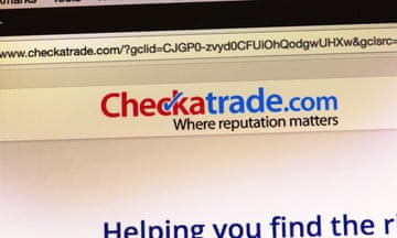 Checkatrade's logo, with the slogan 'where reputation matters'