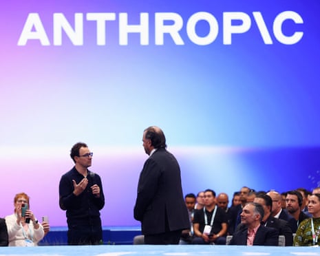 Dario Amodei speaks with Marc Benioff