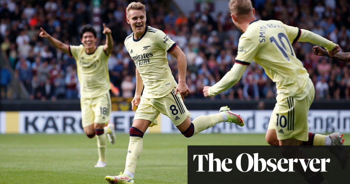 Ødegaard’s brilliance seals win for resurgent Arsenal against Burnley