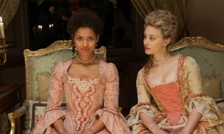Gugu Mbatha-Raw and Sarah Gadon in  Belle.