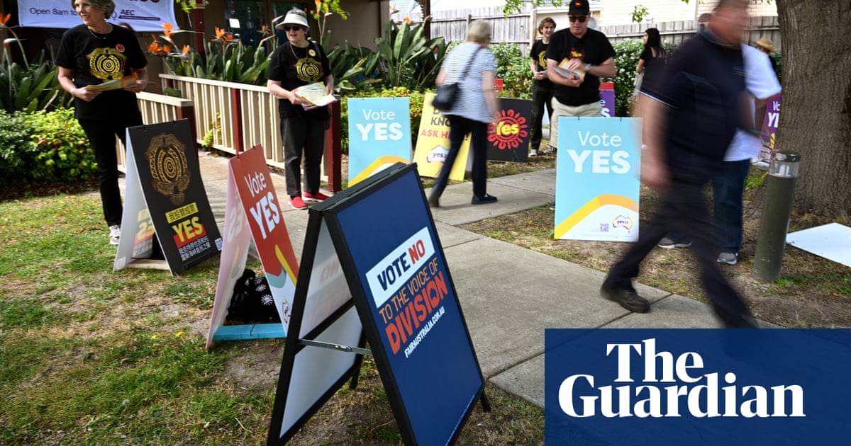 Guardian Essential poll: yes vote gains ground but no still ahead on Indigenous voice