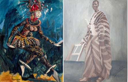 Aina Onabolu, Portrait of an African Man, 1955.