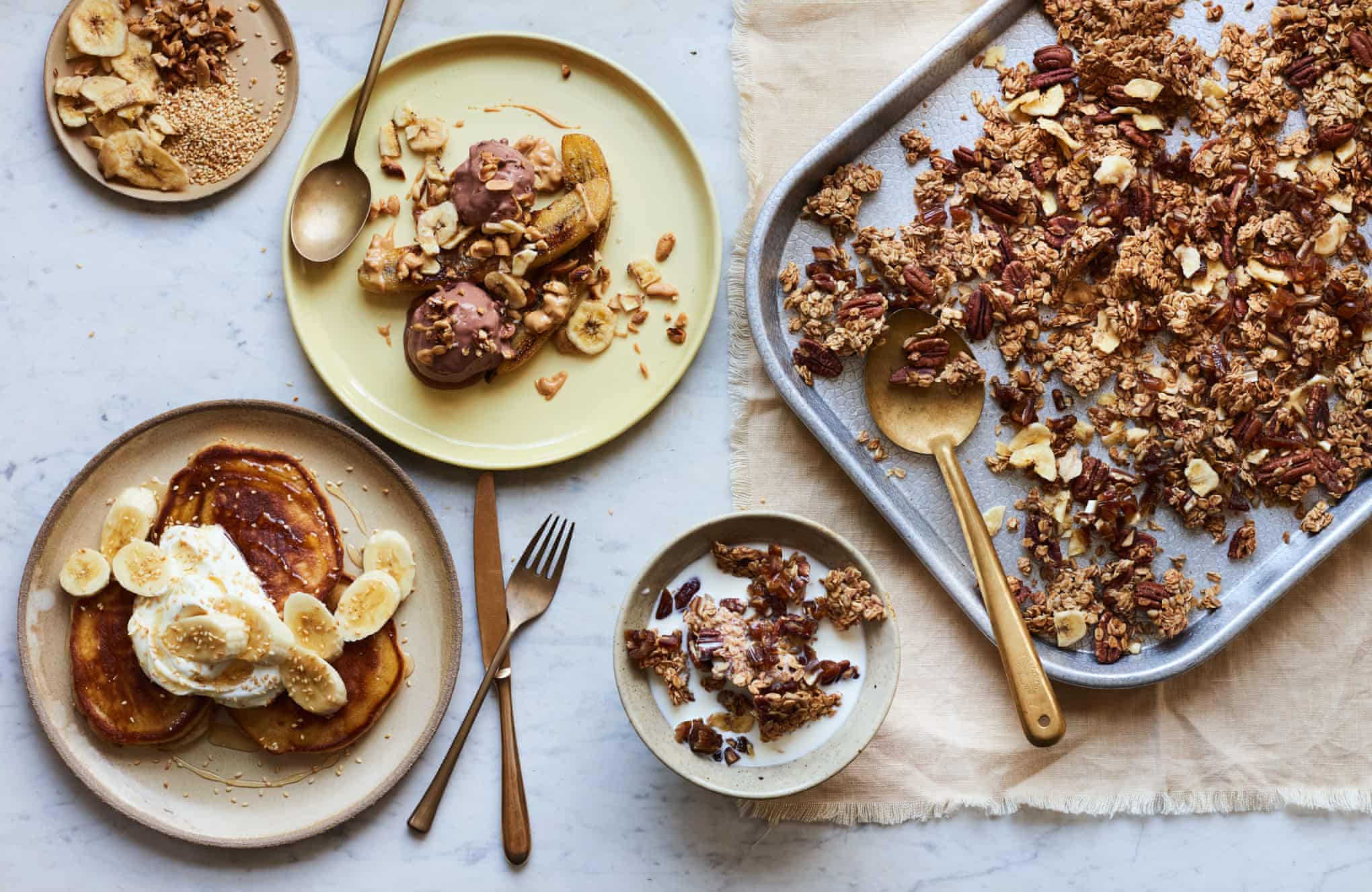 Banana splits and drop scones: Claire Thomson’s banana recipes for kids