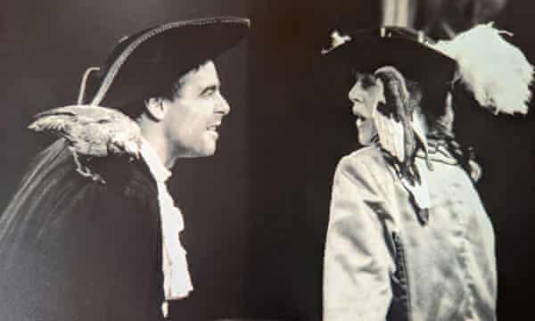 Tim and Viv in 1989 in The Real Long John Silver