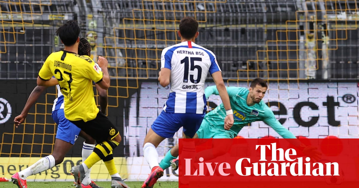 Borussia Dortmund 1 0 Hertha Berlin Bundesliga As It Happened Football The Guardian Hertha bsc,Borussia Dortmund 1 0 Hertha Berlin Bundesliga As It Happened Football The Guardian