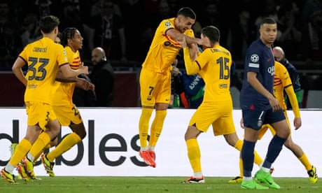 Paris Saint-Germain v Barcelona: Champions League quarter-final, first leg – live