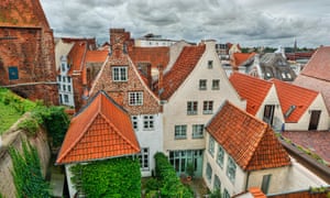 August 2016, typical buildings in Lubeck