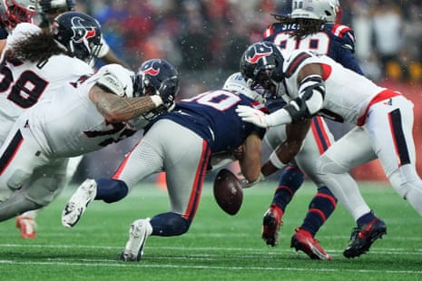 Texans 16-28 Patriots: Stroud crumbles in NFL playoff as New England set date with Denver – as it happened | NFL | The Guardian