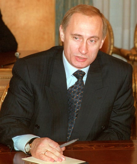 A portrait of Vladimir Putin in 1999.