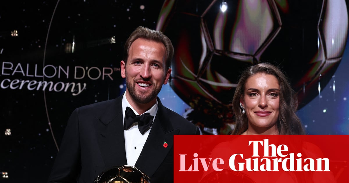 Harry Kane crowned Ballon d’Or 2026 winner in London as Alexia Putellas secures third title