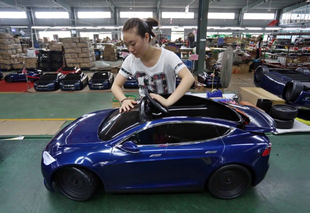 Toy car factory in China