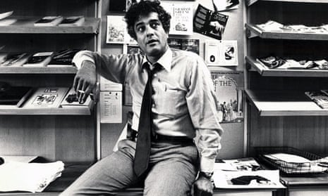 Peter Mayer in the Penguin offices, 1979. Handsome, charming and witty, he was also brave, defending The Satanic Verses, published by Viking Penguin, and refusing to go into hiding when a fatwa was issued against Salman Rushdie.