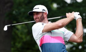 Dustin Johnson, who shot 64, ended the first round one shot ahead of his fellow American Brendan Steele.