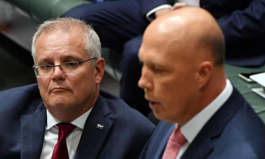 Scott Morrison and Peter Dutton