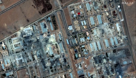 This satellite picture taken on June 22, 2025, shows damage after US strikes on the Isfahan nuclear enrichment facility in central Iran.
