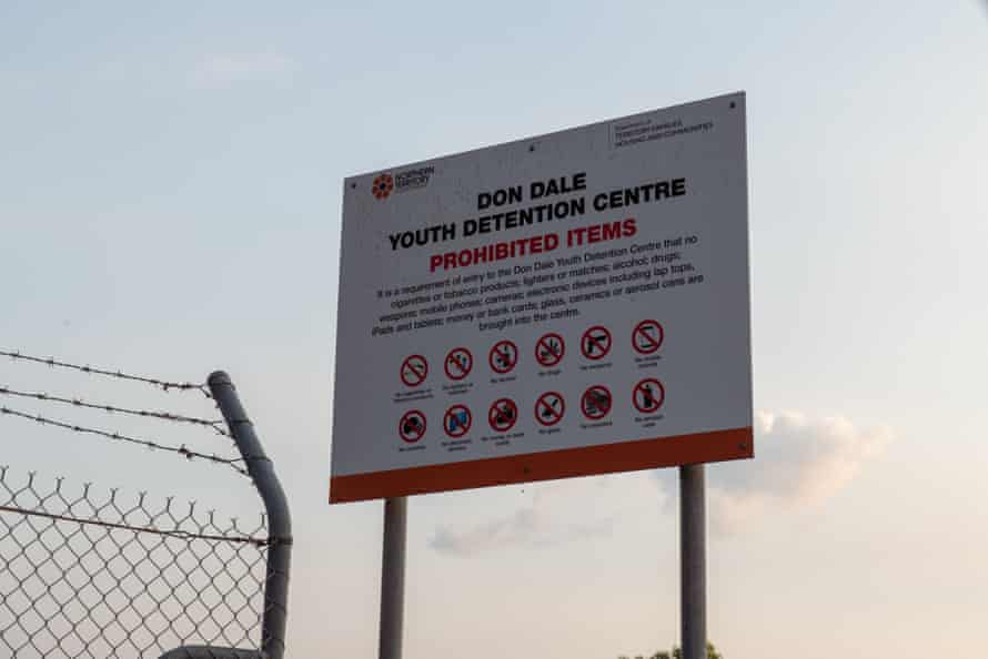 A sign at Don dale youth detention centre, Darwin, Northern Territory