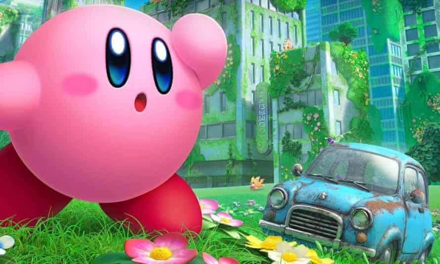 Tickled pink … Kirby is back in the surprisingly weird, dark Kirby and the Forgotten Land
