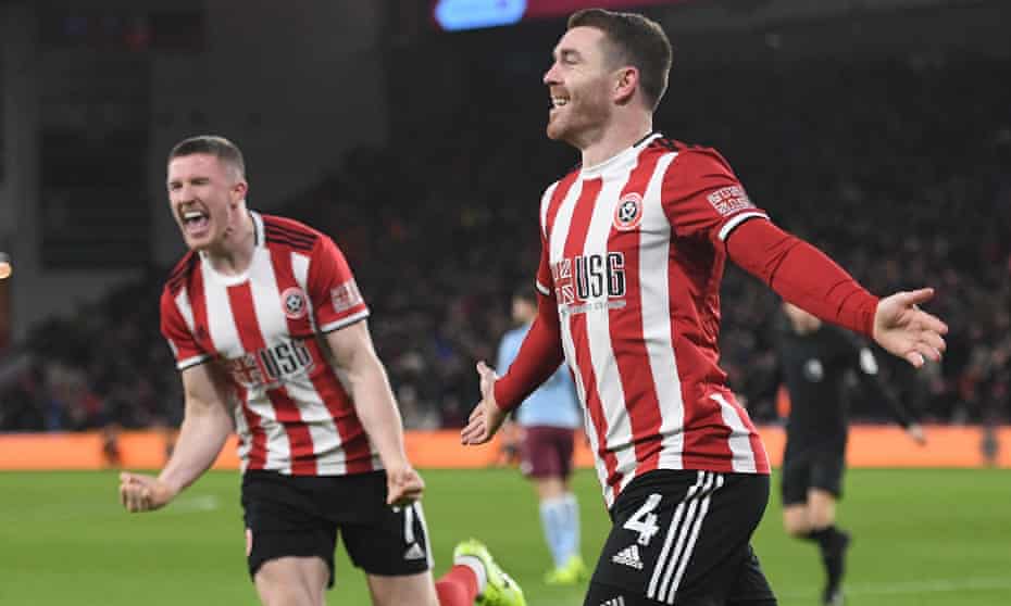 john fleck double against aston villa fires sheffield united into fifth spot premier league the guardian