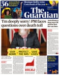 Guardian front page, Wednesday 27 January 2021