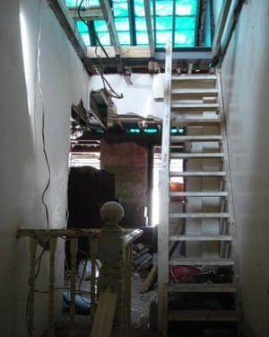 A photograph taken in a hazardous rented property in Newham.